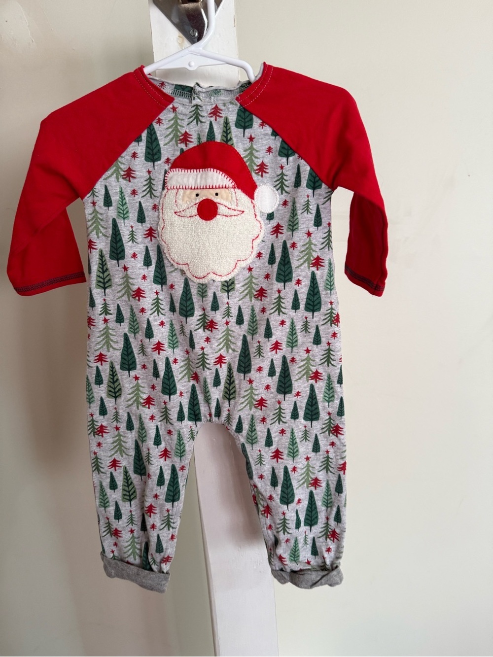 Mud Pie Santa Christmas Romper